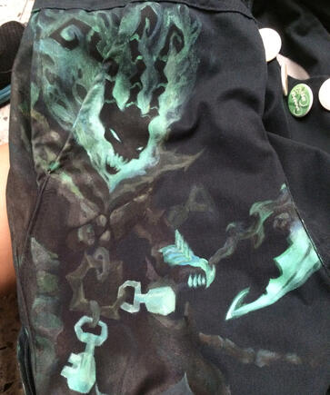 Thresh from League of Legends - Fabric Painting